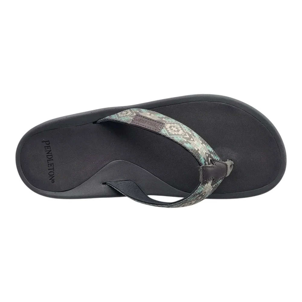 Pendleton Men's Carico Pattern Flip Flops Sandals Casual Comfort Slides